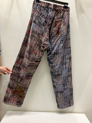 Mix Plaid Patch Pant by Paper Lace