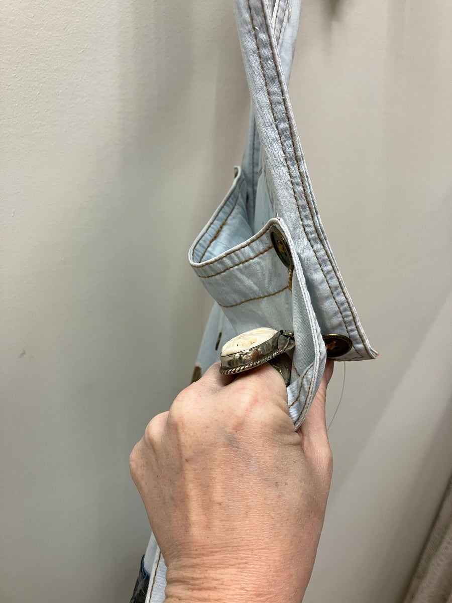 Patchwork Denim Overalls