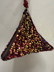 Pyramid Sequins Evening Wristlet Handbag Robin Boutique