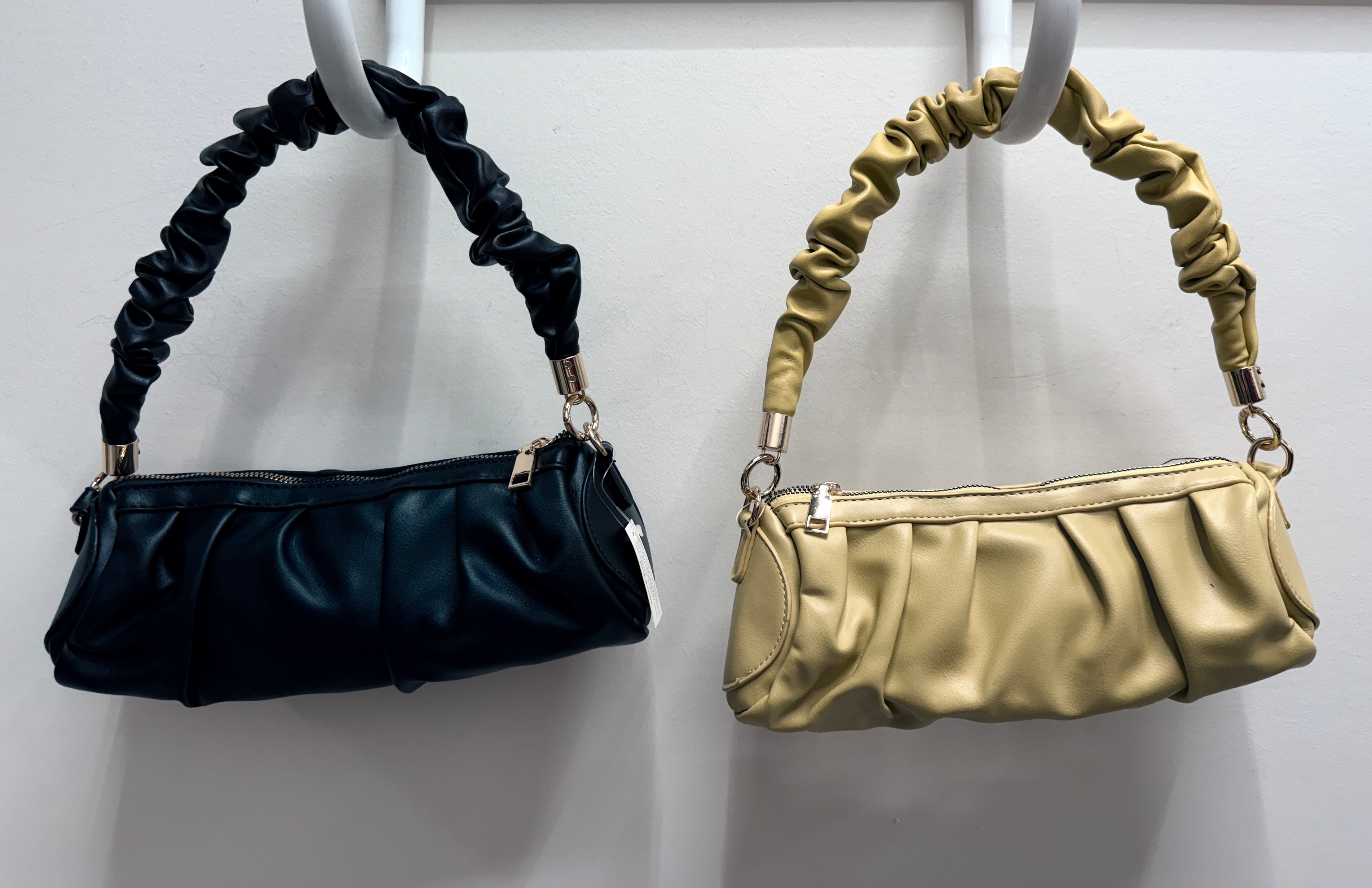 Adorable Horizontal Handbag with Gathers Robin Boutique