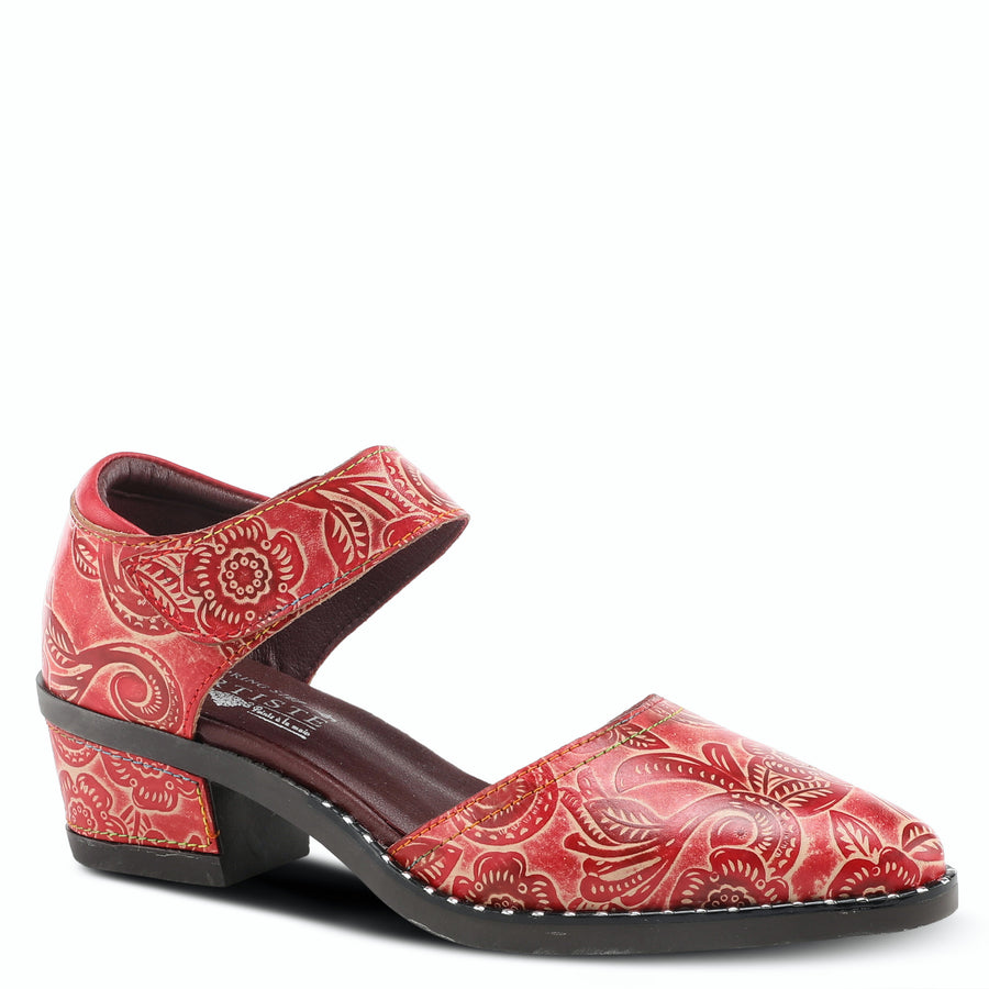L'Artiste Jazzberry Shoes in Red Multi Robin Boutique