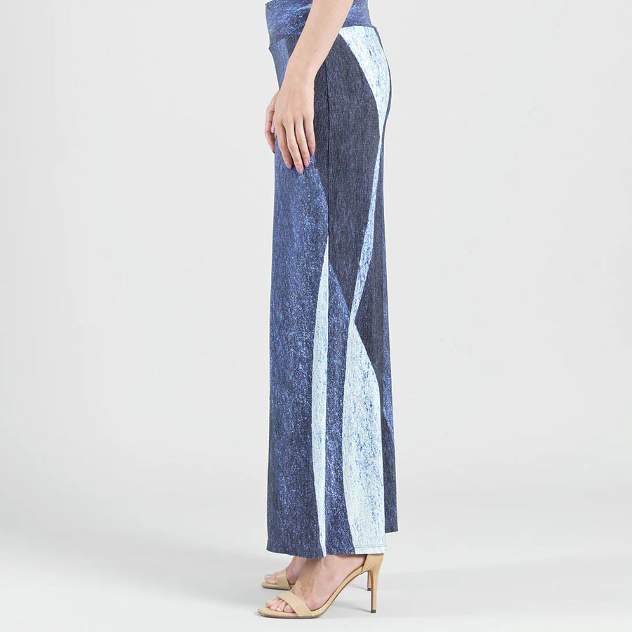 Silky Stripes Palazzo Pant by Clara Sun Woo