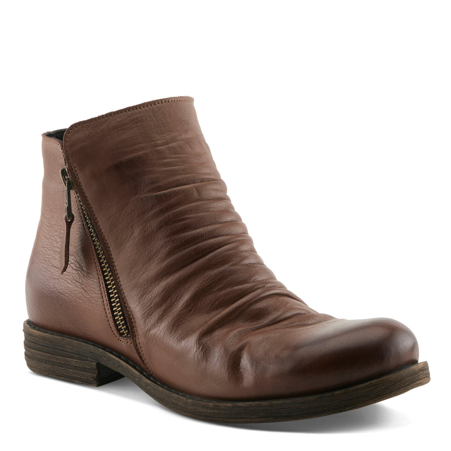 Spring Step Marquis Ankle Boots in Brown  Robin Boutiue 