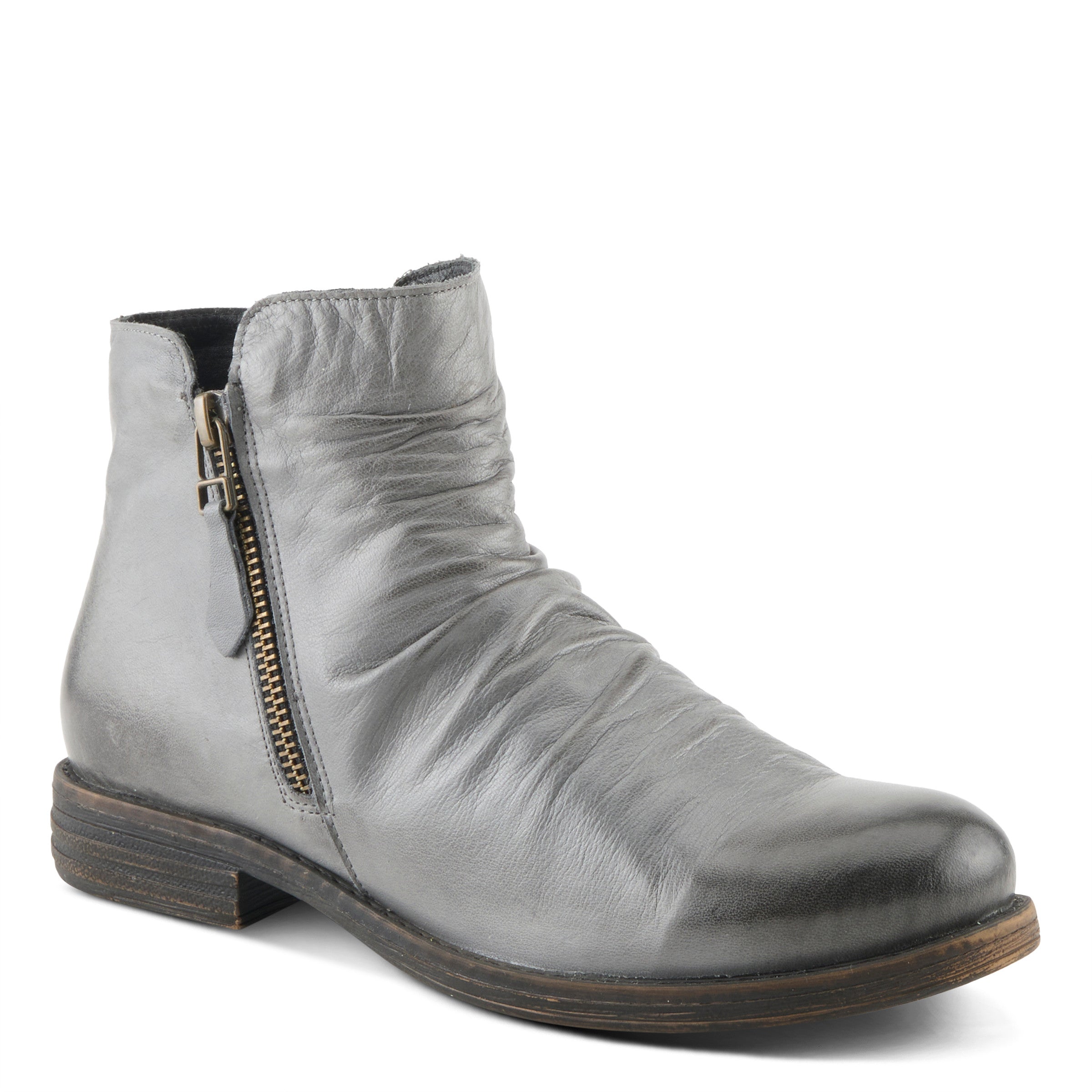 Spring Step Marquis Ankle Boots in Grey  Robin Boutiue