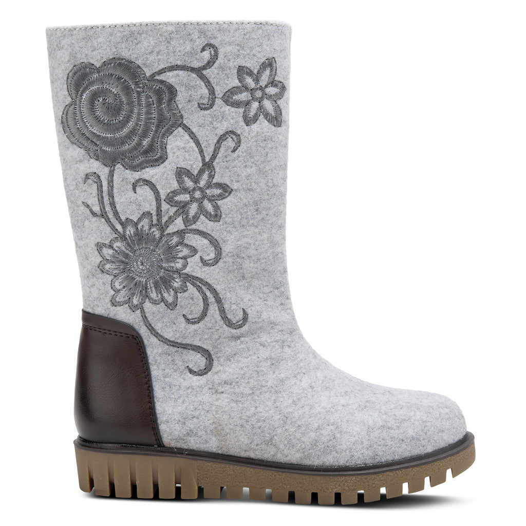 Azura Nehal Embroidered Felt Boots Robin Boutique