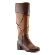 Spring Step Patchwork Knee Boots Robin Boutique