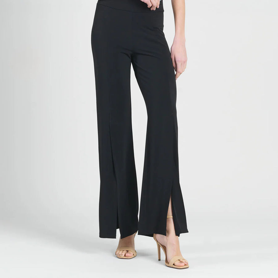 Slit Pant in Black by Clara Sun Woo