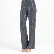 Shimmer Sequin Wide Leg Pant by Clara Sun Woo