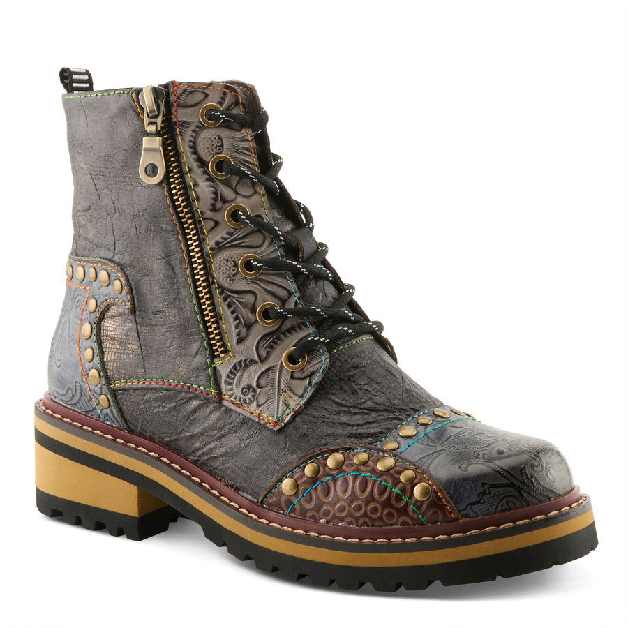 L'Artiste Rugup Laceup Boots