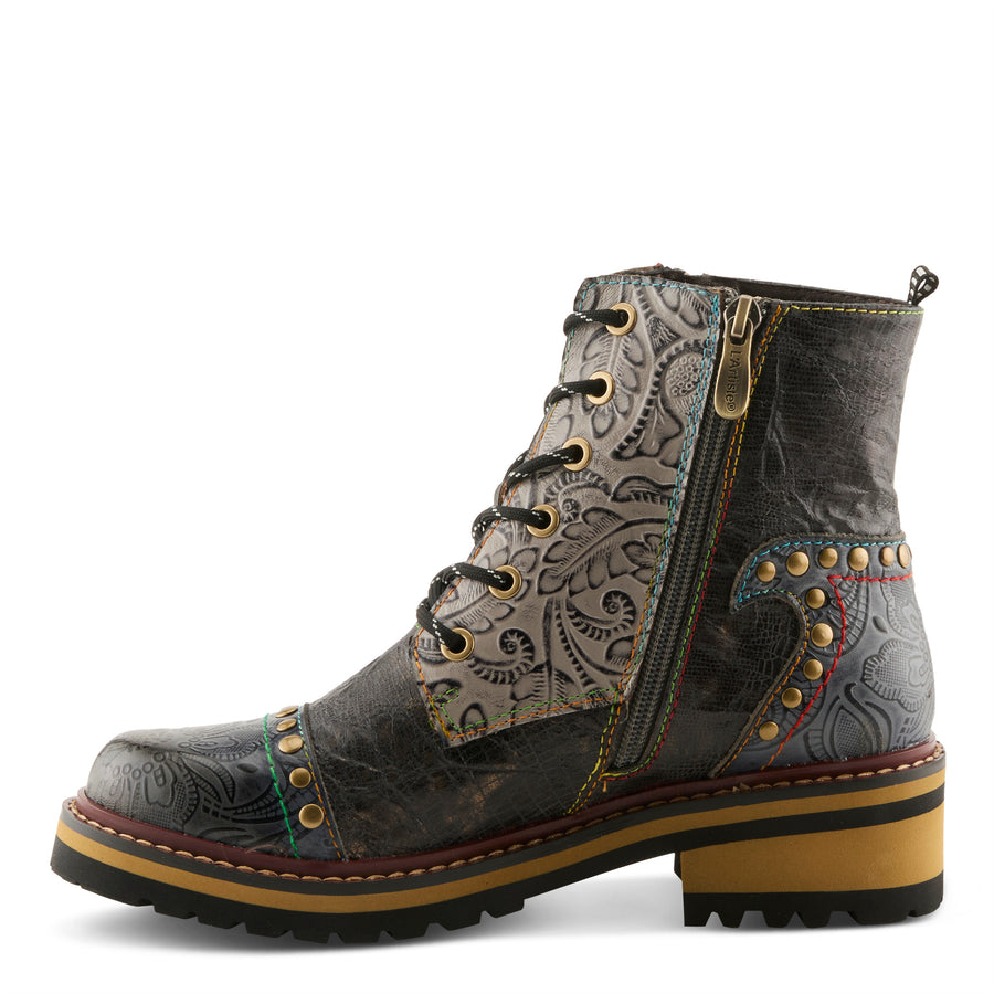 L'Artiste Rugup Laceup Boots