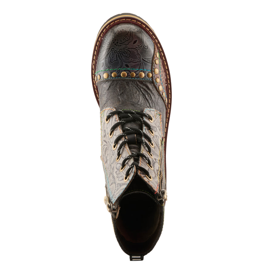 L'Artiste Rugup Laceup Boots