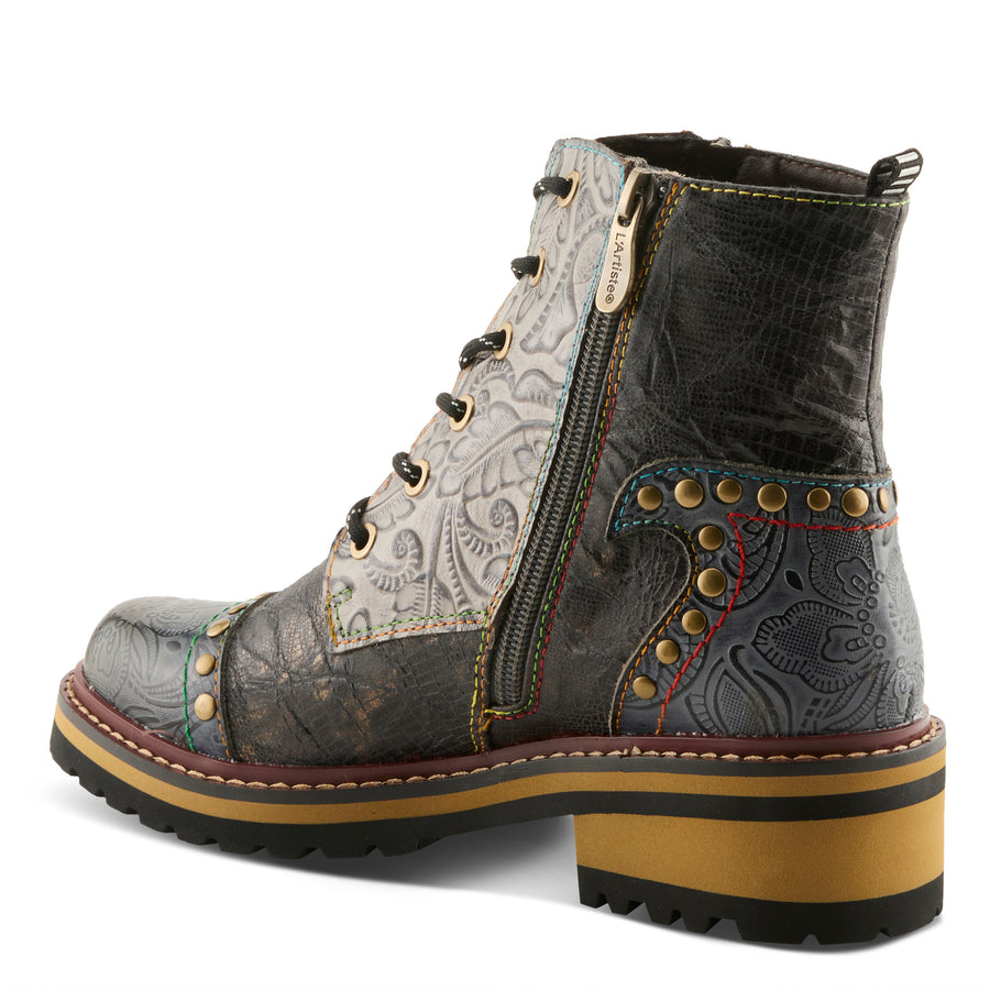 L'Artiste Rugup Laceup Boots