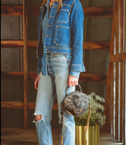 Bedstu Arenfield Round Leather Bag