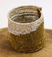Golden Hour Beaded Cuff