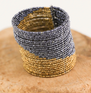 Golden Hour Beaded Cuff