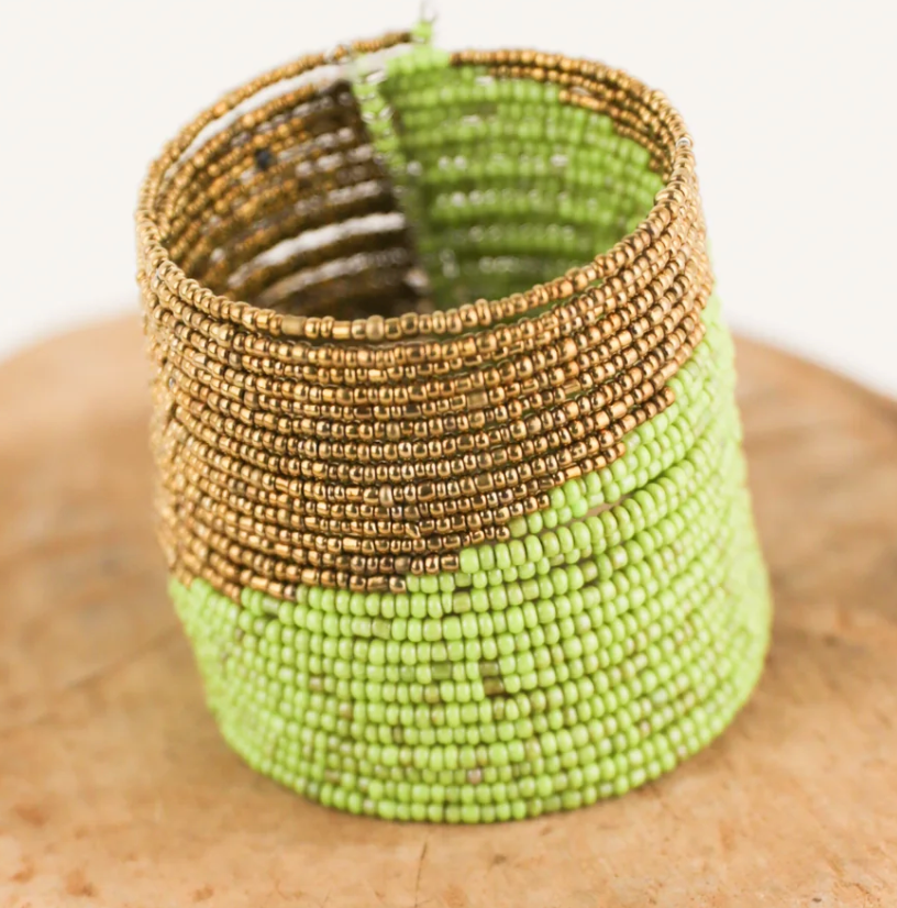 Golden Hour Beaded Cuff