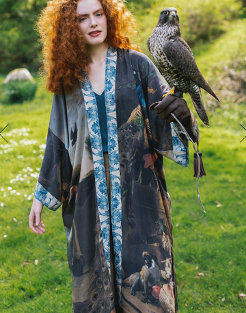 Wild Beauty Peacock Opera Robe Kimono by Market Of Stars Robin Boutique