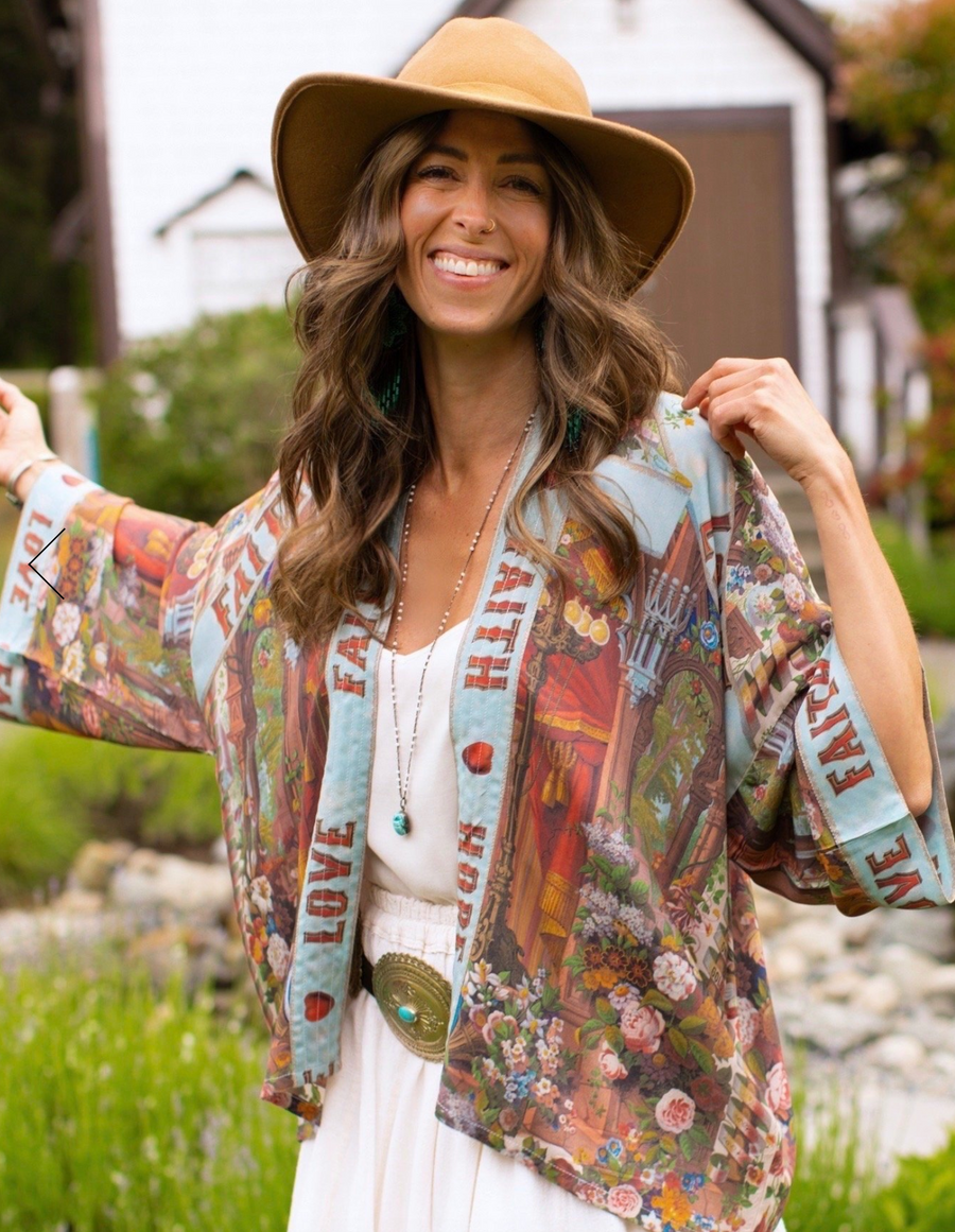 Love Language Kimono Duster by Market of Stars Robin Boutique
