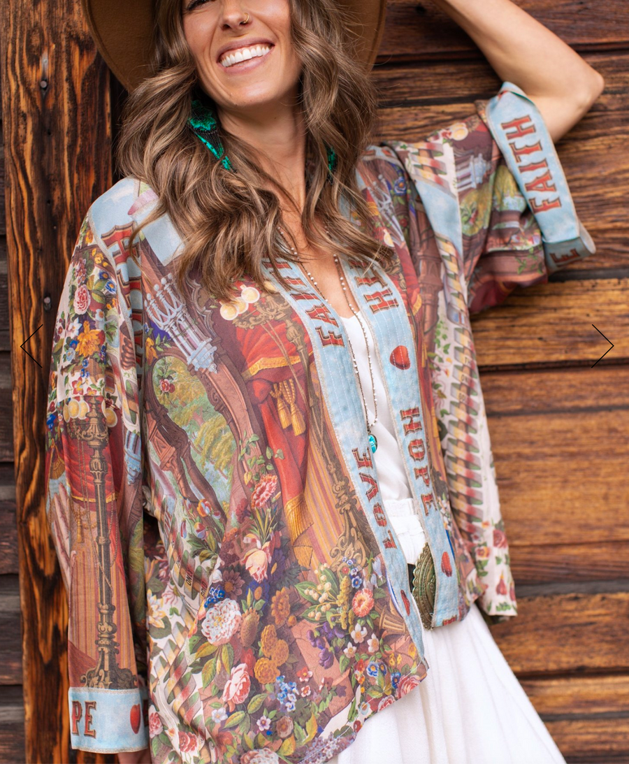 Love Language Kimono Duster by Market of Stars Robin Boutique
