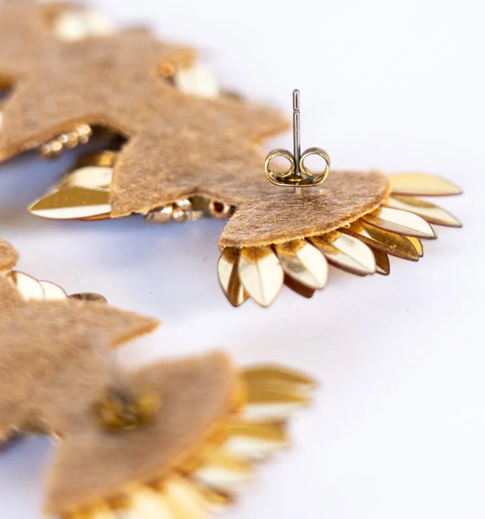 Midnight 4 Tier Earrings