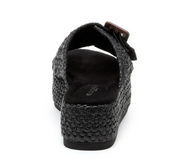 Kelsi Dagger Doveror Raffia Platform Slides