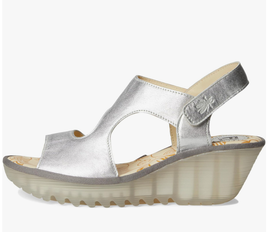 Fly London YOXA576 Platform Wedge Sandal Shoes