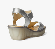 Fly London YOXA576 Platform Wedge Sandal Shoes