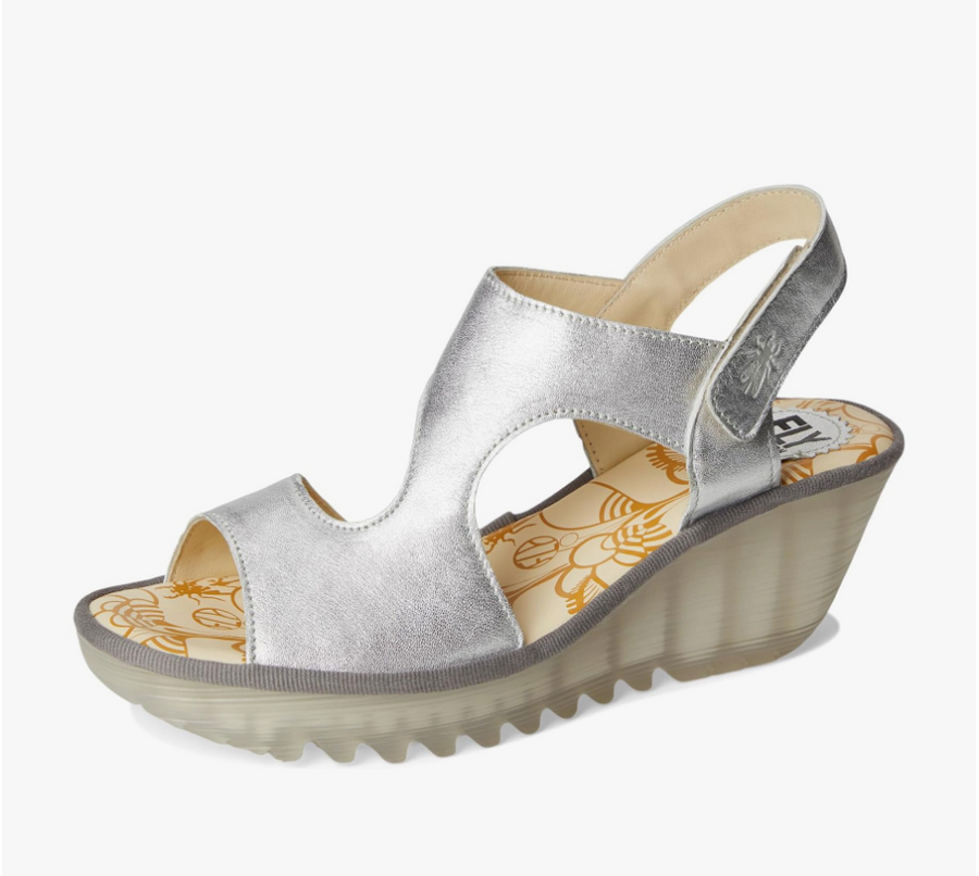 Fly London YOXA576 Platform Wedge Sandal Shoes