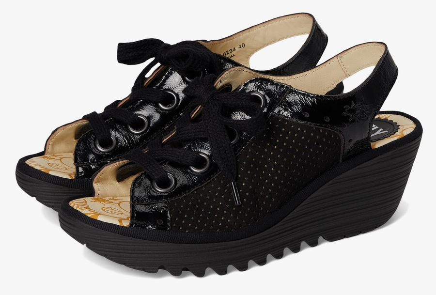 Fly London YUTA617 Platform Wedge Sneaker Laceup Shoes Robin Boutique