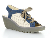 Fly London YUTA617 Platform Wedge Sneaker Laceup Shoes