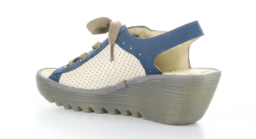 Fly London YUTA617 Platform Wedge Sneaker Laceup Shoes