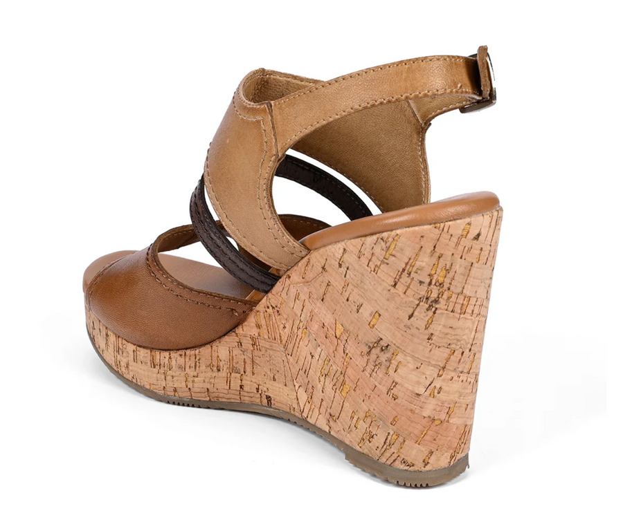 Roan by BedStu Leather Decorum Platform Sandals