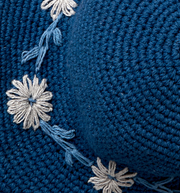 Crochet Fleur Natural Sun Hat UPF 35