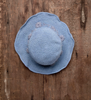 Crochet Fleur Natural Sun Hat UPF 35