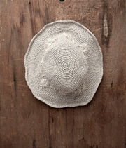 Crochet Fleur Natural Sun Hat UPF 35