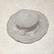 Crochet Fleur Natural Sun Hat UPF 35