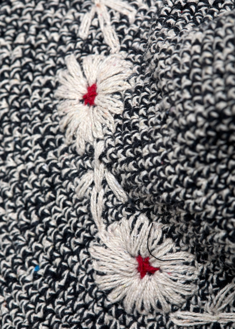 Crochet Fleur Natural Sun Hat UPF 35