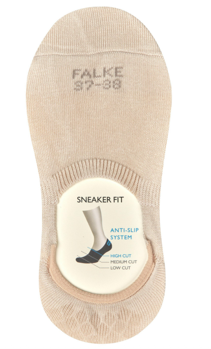 Falke Step High Cut Women'a Invisible Socks 46493 Robin Boutique