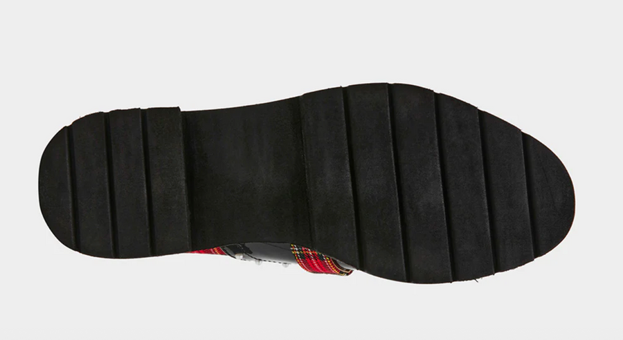 Simonee Red Plaid Loafers Robin Boutique