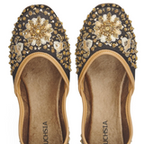 Midnight Glamour Ballet Flats