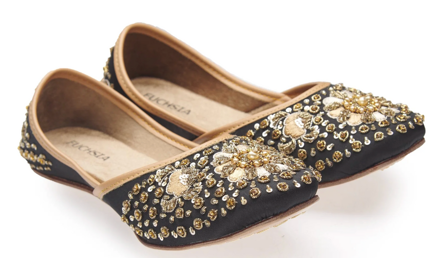 Midnight Glamour Ballet Flats Robin Boutique