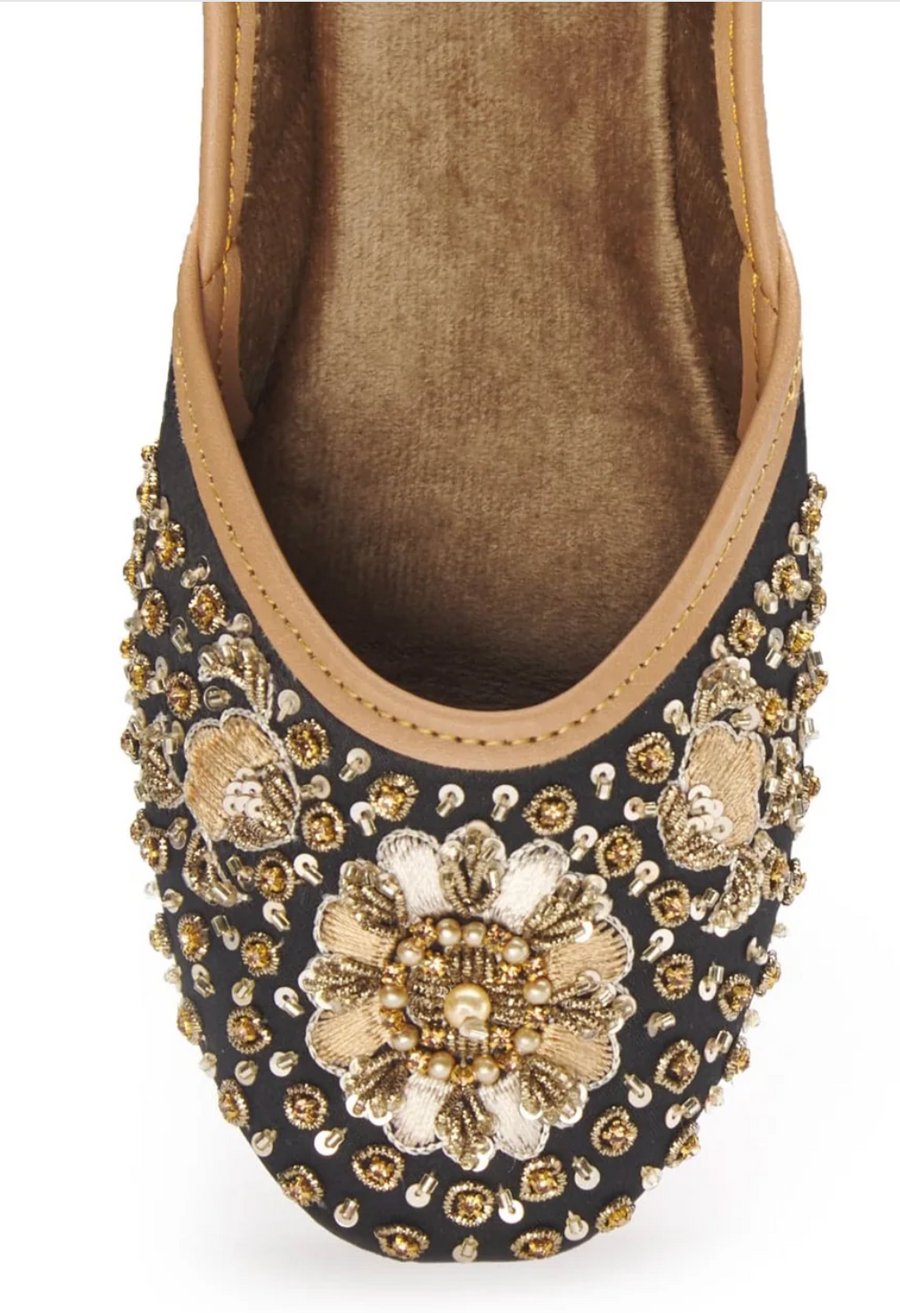 Midnight Glamour Ballet Flats Robin Boutique