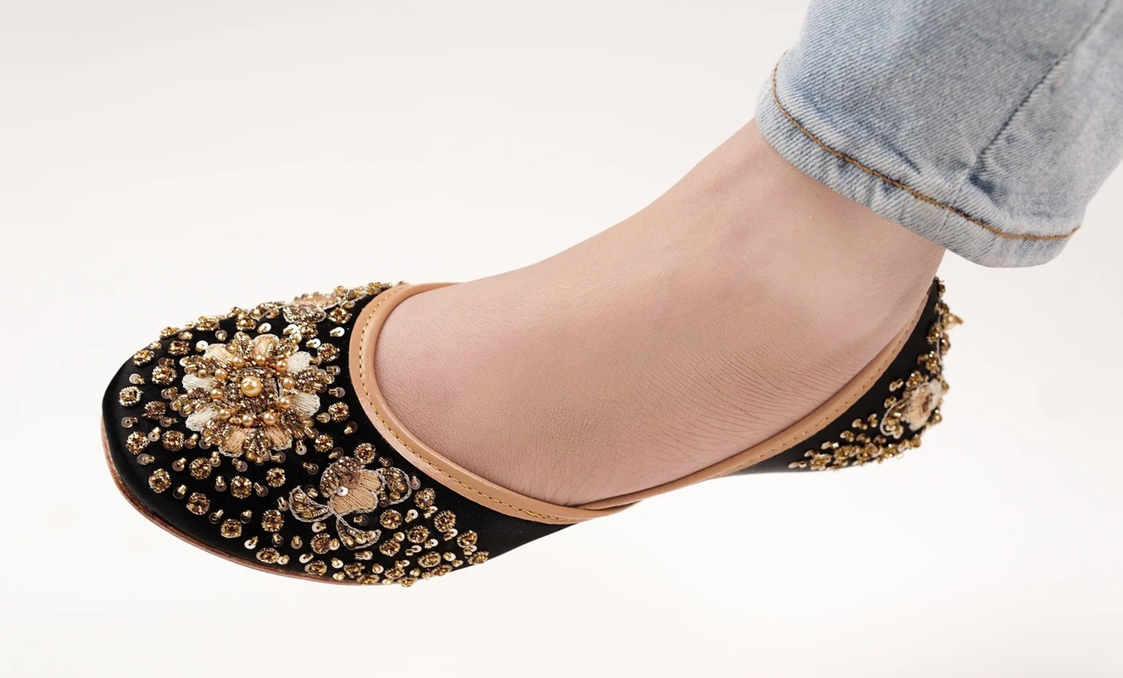 Midnight Glamour Ballet Flats Robin Boutique