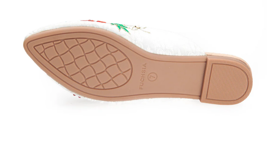 Festive Snowflake Mules Flats