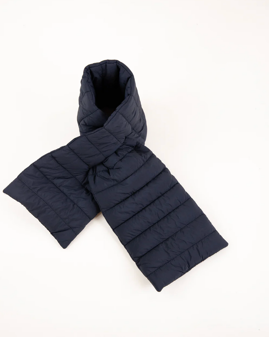 Solid Matte Ribbed Puffer Keyhole Scarf Robin Boutique