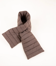 Solid Matte Ribbed Puffer Keyhole Scarf Robin Boutique