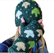 Owl Handmade Knit Fingerless Gloves Robin Boutique