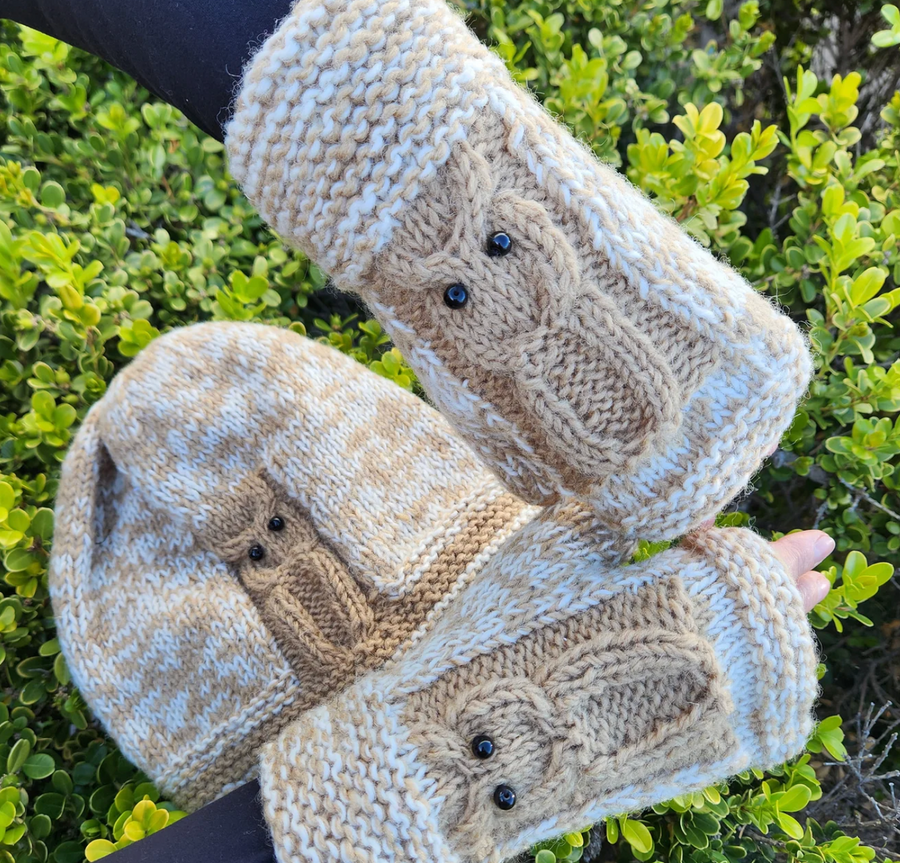 Handmade Knit Beanie Hats by Yak & Yeti Robin Boutiue