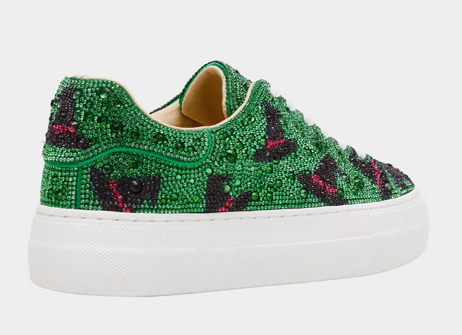 SIDNY Adult Witch Hat Rhinestones Sneaker Shoes by Betsey Johnson Robin Boutique