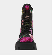 Betsey Johnson Polli Black Floral Multi Boots Robin Boutique